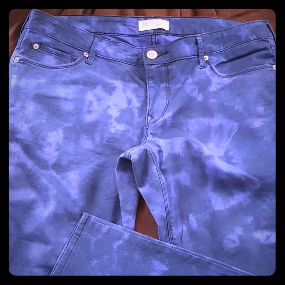 "Express" Stella low rise ankle jean